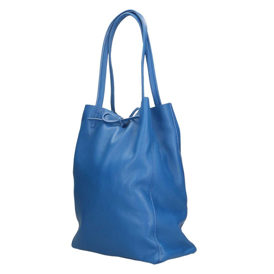 Borsa A Spalla Chicca Borse | Borsa A Spalla Da Donna In Vera Pelle Dollaro 27 X 33 X 13 Cm 34024