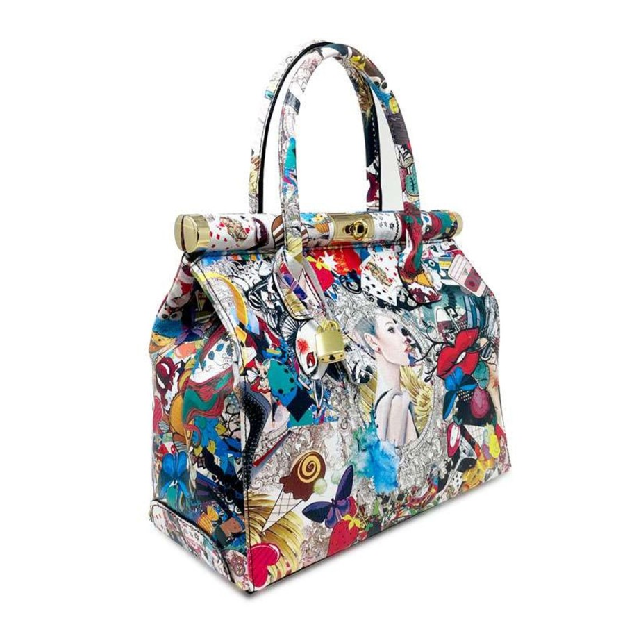 Borsa A Mano Chicca Borse | Borsa A Mano Da Donna Bauletto Limited Edition K046