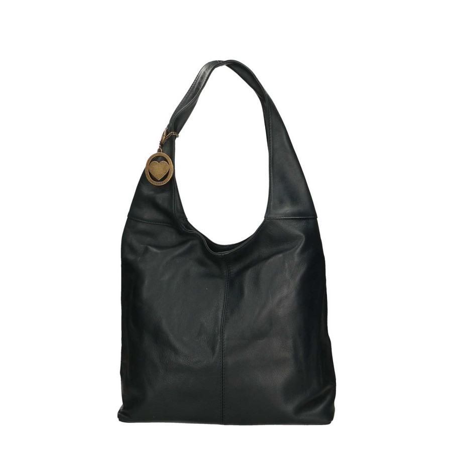 Borsa A Spalla Chicca Borse | Borsa A Spalla Da Donna In Pelle 41X55X12 Cm 6170