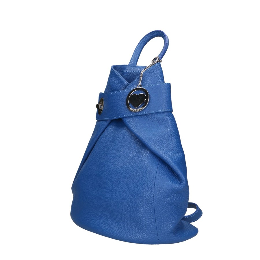 Borsa Da Donna Chicca Borse | Zaino Da Donna In Pelle Morbida Made In Italy 28X35X12 Cm 34030