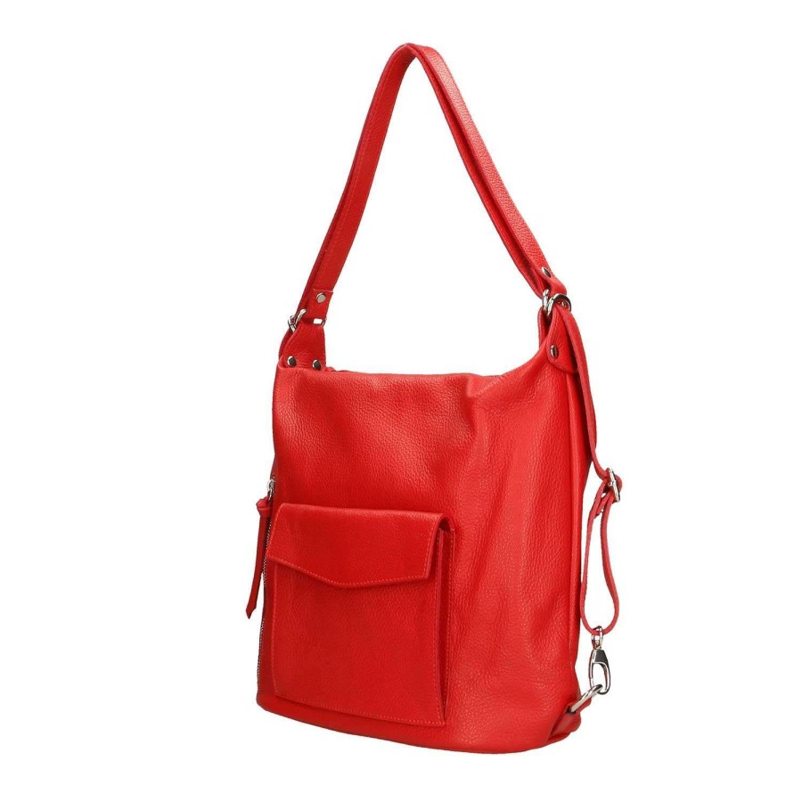 Borsa A Spalla Chicca Borse | Borsa A Spalla Da Donna In Vera Pelle Dollaro 37 X 29 X 13 Cm 34001