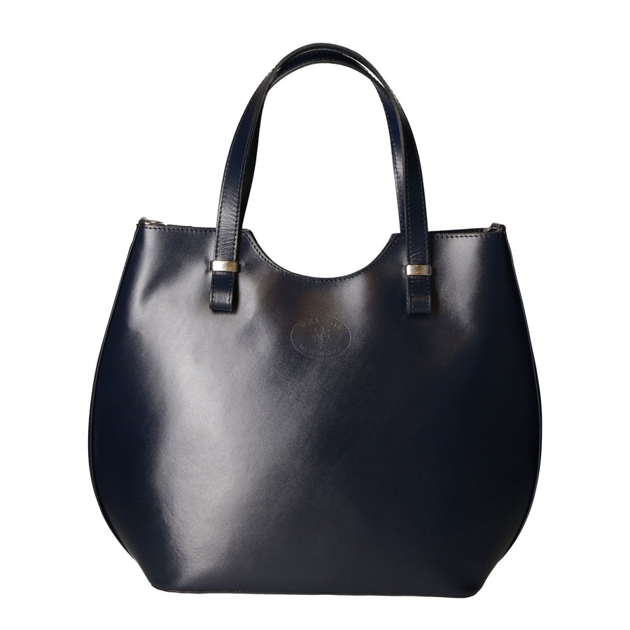 Borsa A Mano Chicca Borse | Borsa A Mano Elegante Da Donna In Pelle Liscia 80046