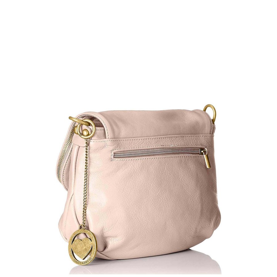 Borsa A Spalla Chicca Borse | Borsa A Spalla Da Donna In Vera Pelle. Made In Italy. 28X22X5 Cm. 3308.