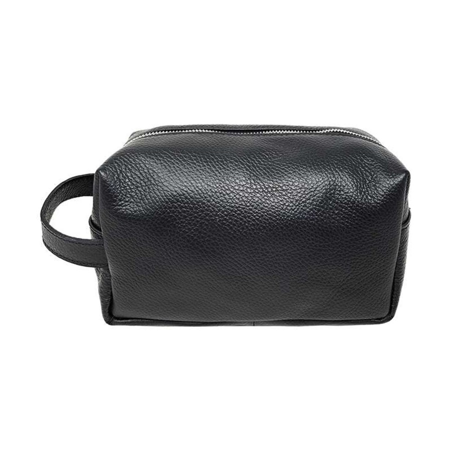 Accessori Chicca Borse | Beauty Case Da Viaggio Trousse Porta Tutto Unisex In Pelle K027.